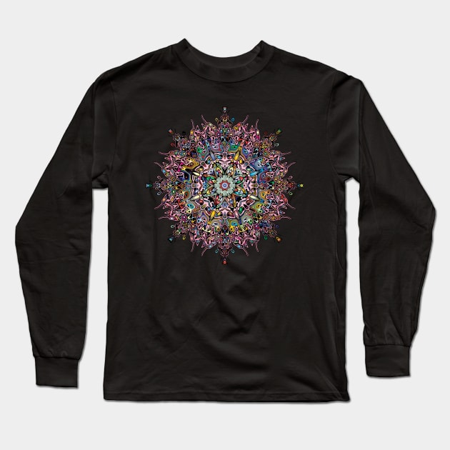 Mandala Design Long Sleeve T-Shirt by Utopia Shop